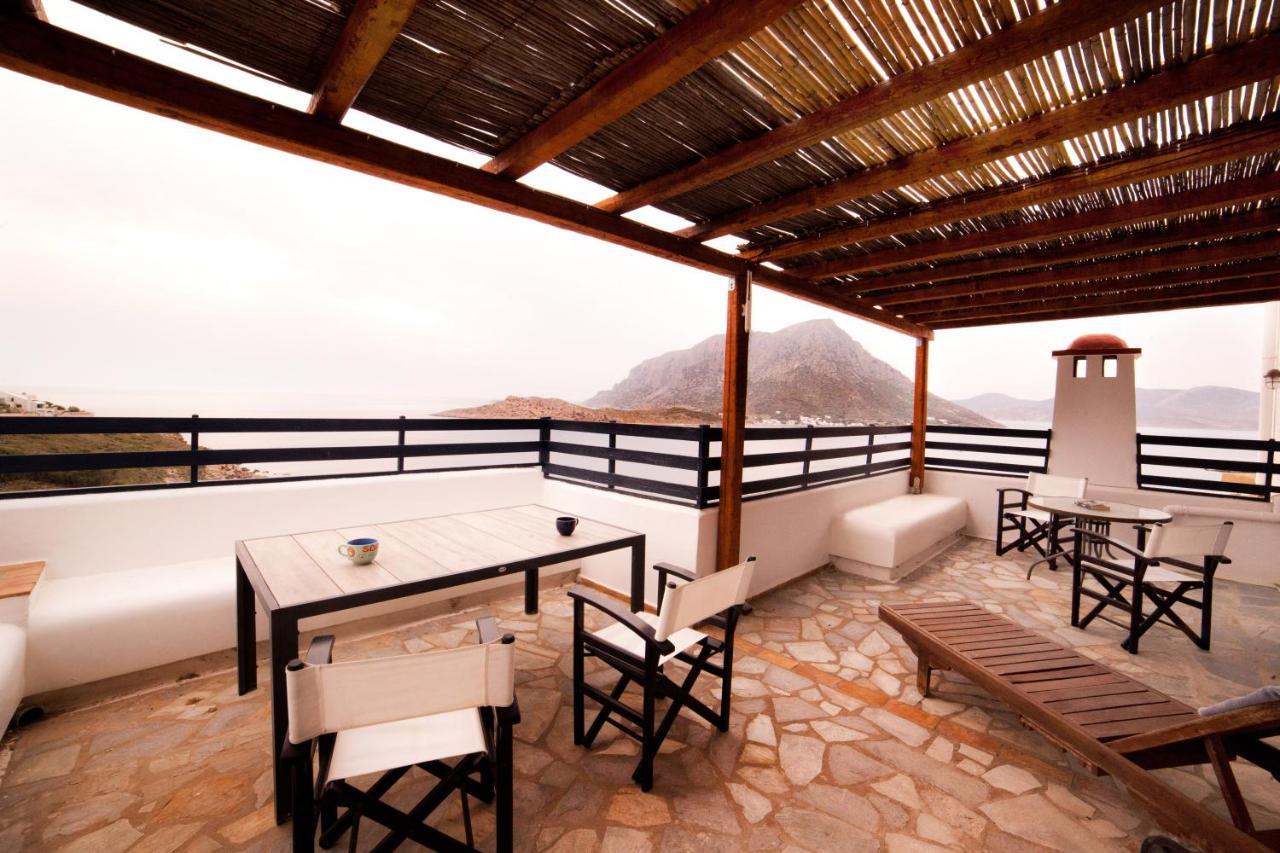 Blue Dawn Kalymnos Lejlighedshotel Myrties Eksteriør billede