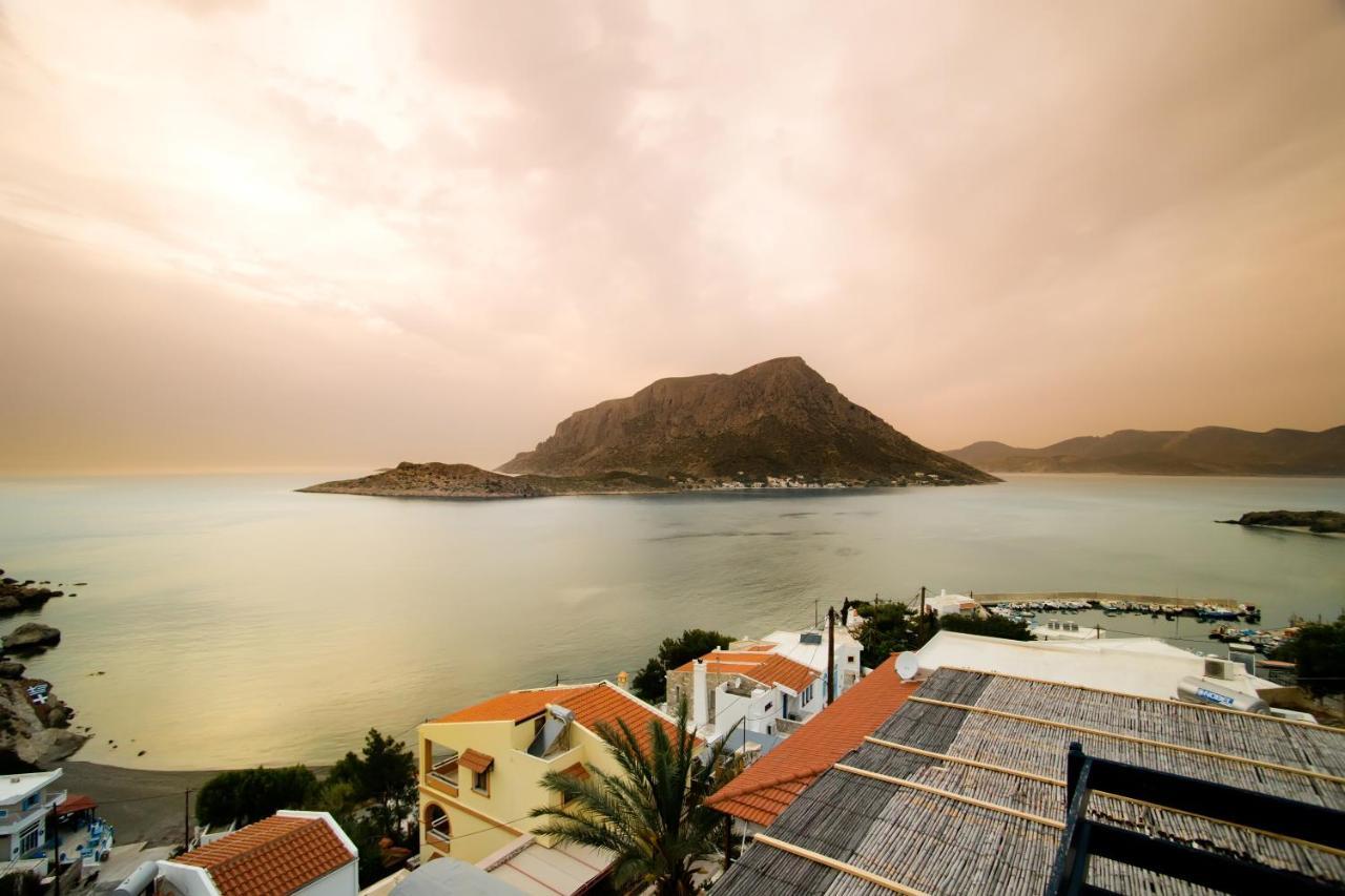 Blue Dawn Kalymnos Lejlighedshotel Myrties Eksteriør billede