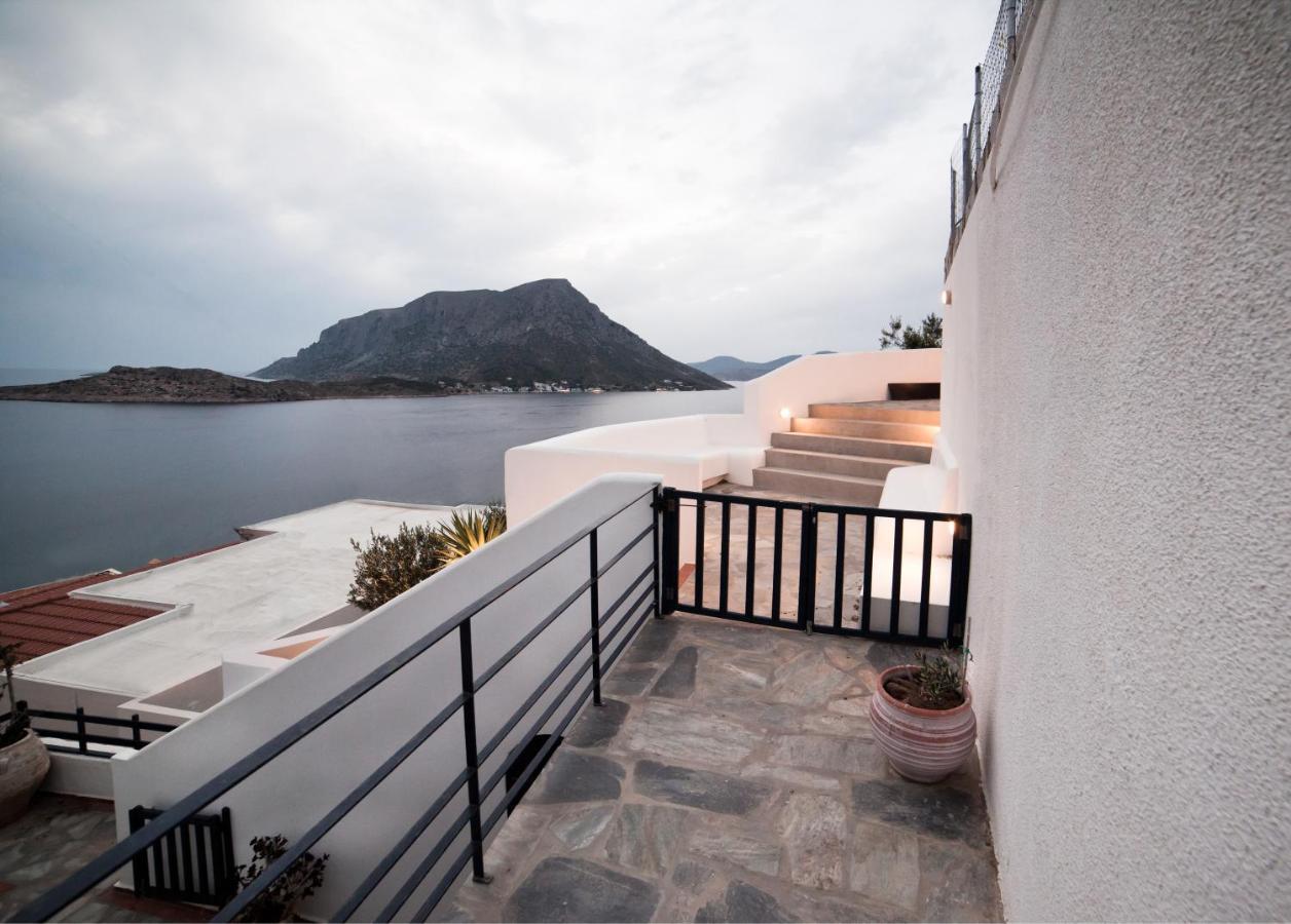Blue Dawn Kalymnos Lejlighedshotel Myrties Eksteriør billede