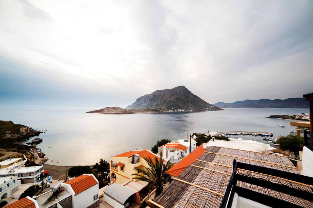 Blue Dawn Kalymnos Lejlighedshotel Myrties Eksteriør billede