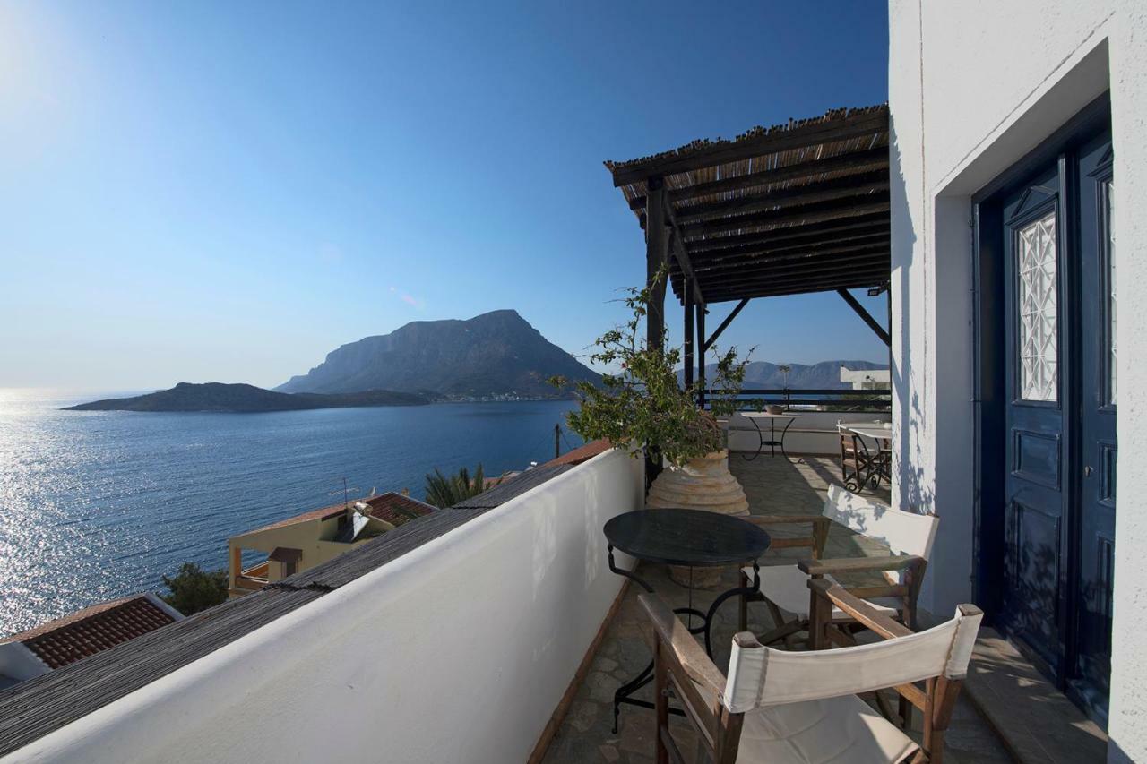 Blue Dawn Kalymnos Lejlighedshotel Myrties Eksteriør billede