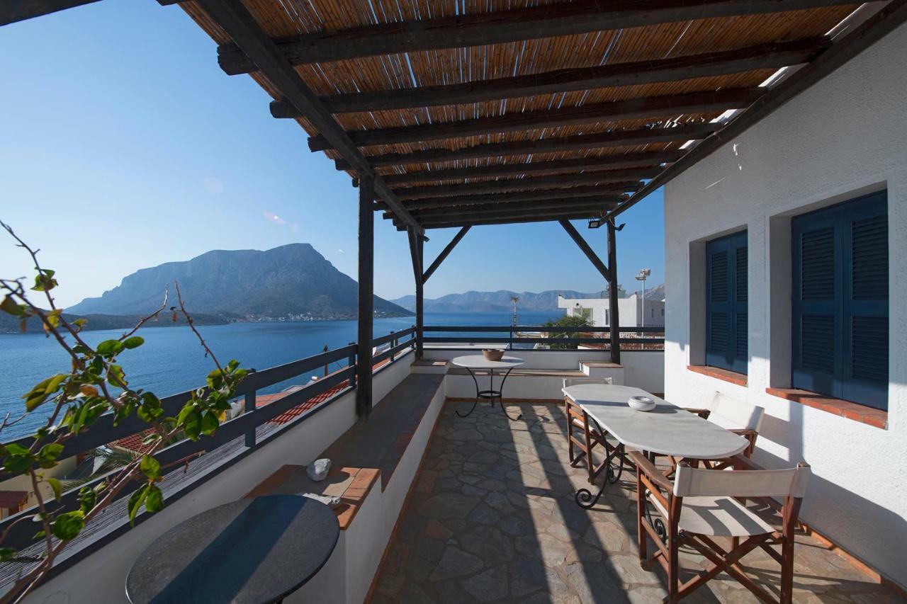 Blue Dawn Kalymnos Lejlighedshotel Myrties Eksteriør billede