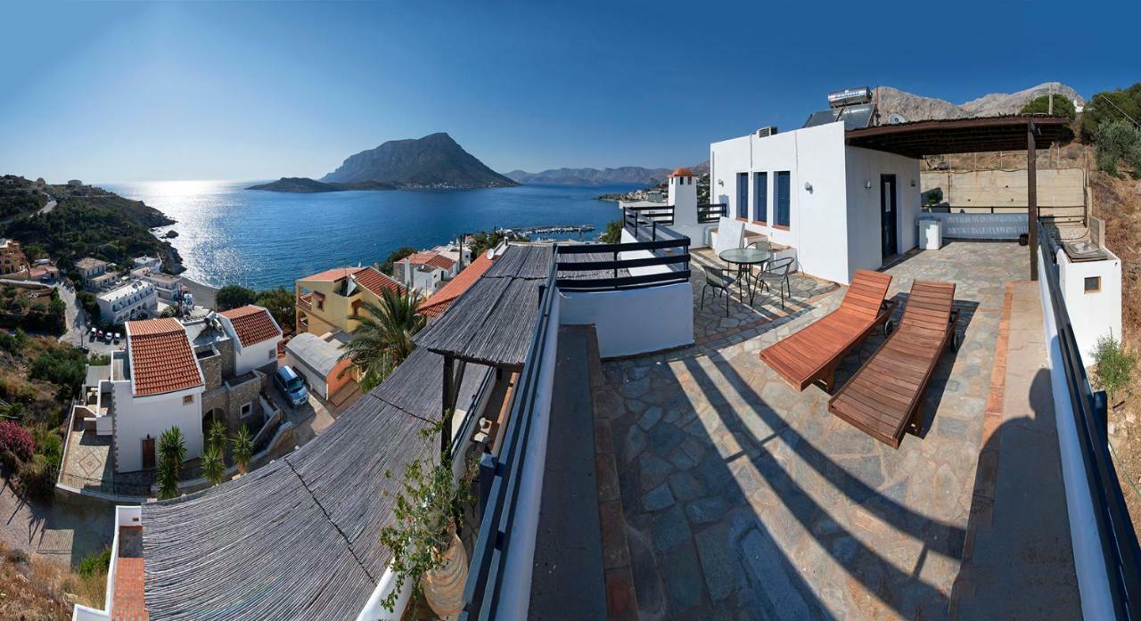 Blue Dawn Kalymnos Lejlighedshotel Myrties Eksteriør billede